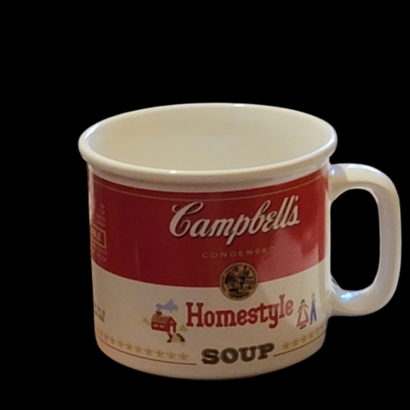 CAMPBELL'S SOUP COMPANY  condensed homestyle mug 1989 WESTWOOD Vintage Red White - Picture 6 of 8
